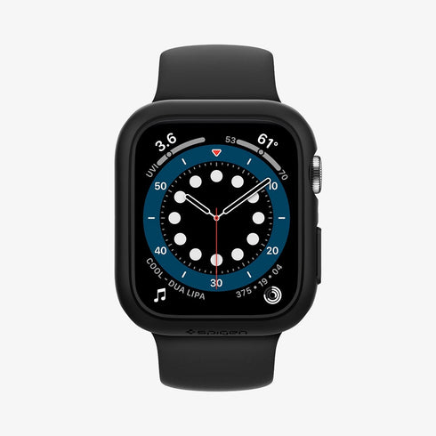 ACS05458 - Apple Watch Ultra (Apple Watch (49mm)) Case Thin Fit in black showing the front
